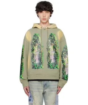 Who Decides War Green Garden Glass Hoodie