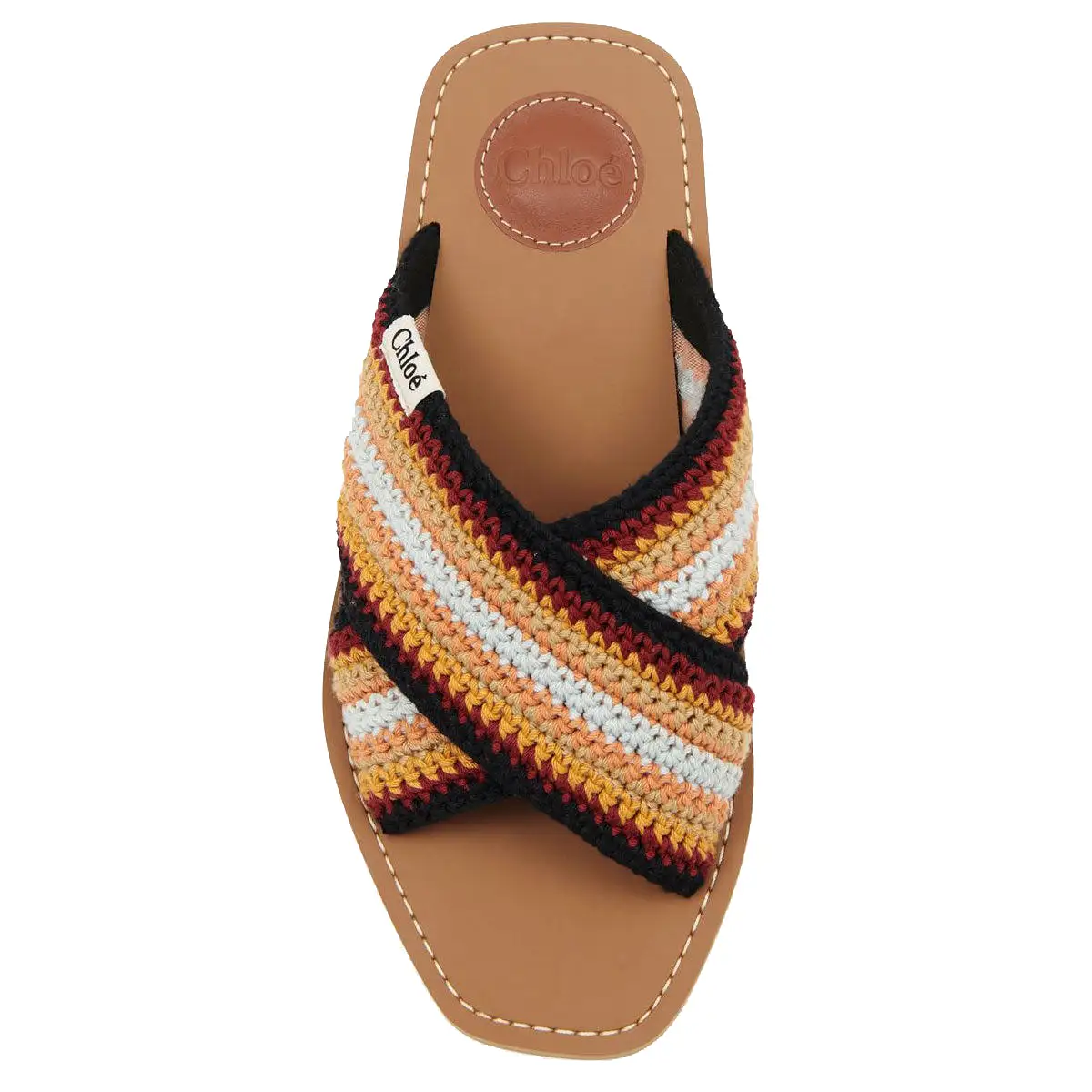 Woody Crochet Slide