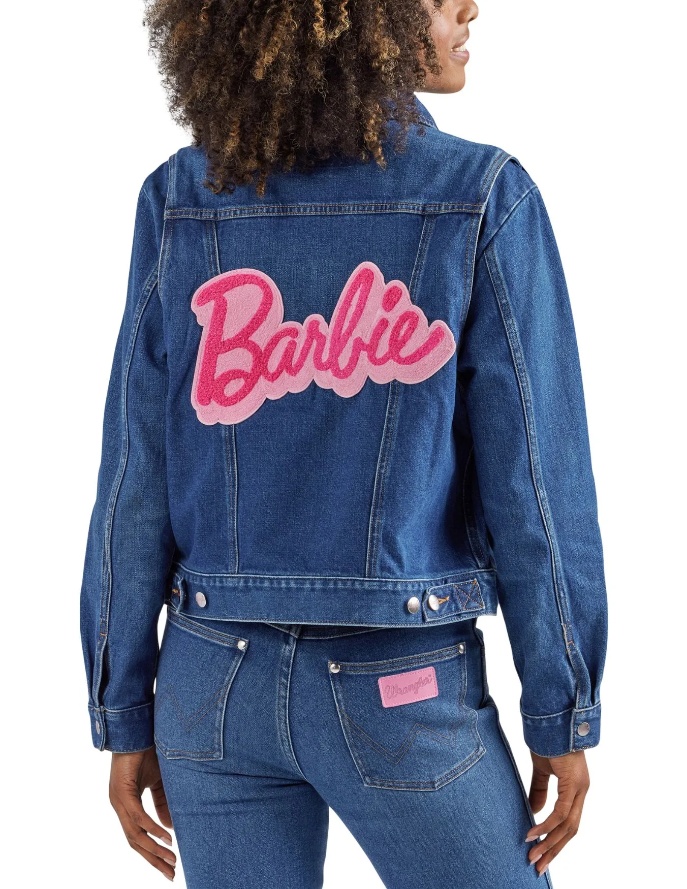 Wrangler Womens Front Zip Denim Barbie  Jacket