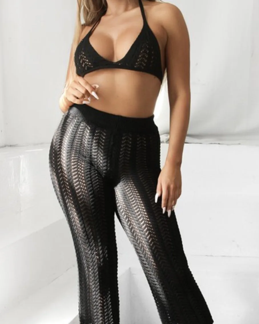 Yara Crochet Pants Set