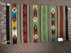 Zapotec handwoven wool mats, approximately 21” x 43” ZP9